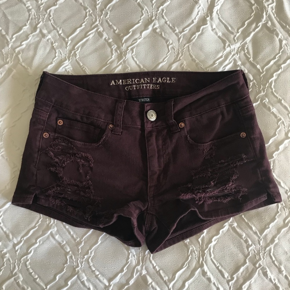 American Eagle Wine Shorts